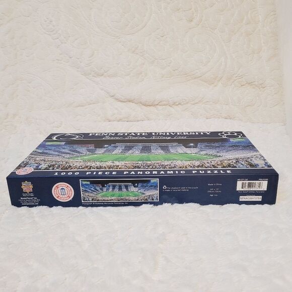 Penn State Beaver Stadium Nittany Lions Football 1000 Piece Panoramic Puzzle New - Picture 3 of 9